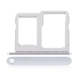 Sim Card + SD Card Tray For LG Q6 (M700) (Silver)