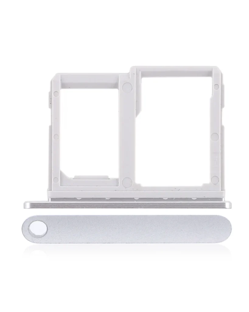 Sim Card + SD Card Tray For LG Q6 (M700) (Silver)