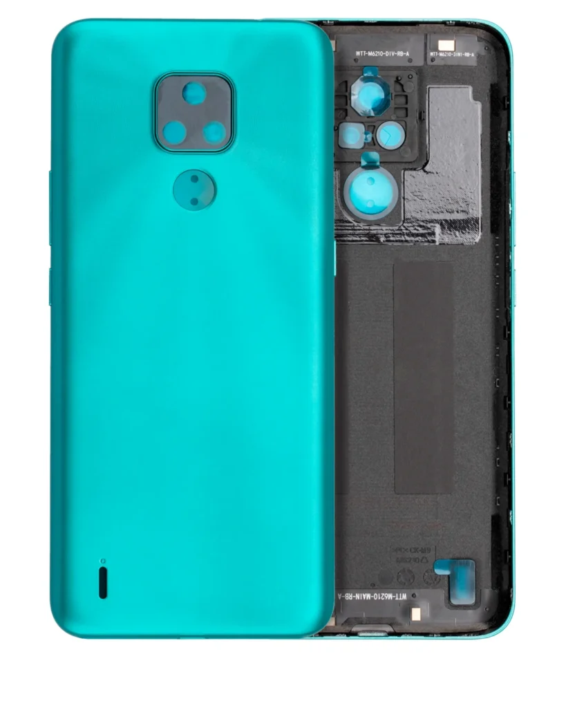 Back cover Glass For Motorola Moto E7 (XT2095 / 2020) (Aqua Blue)