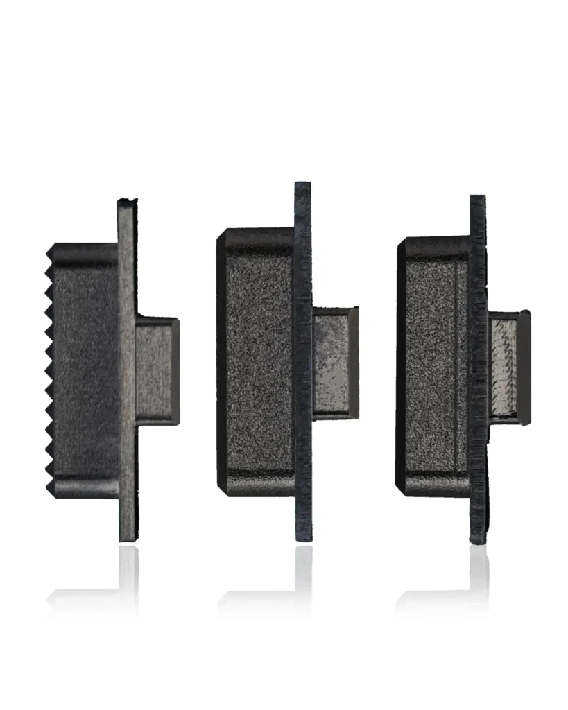 Hard Buttons (Power / Volume) With Holding Bracket For Motorola Moto Z Play Droid (XT1635 / 2016) (Black)