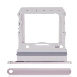 Single Sim Card Tray For Samsung Galaxy Z Flip 4G / Z Flip 5G (Mystic White)