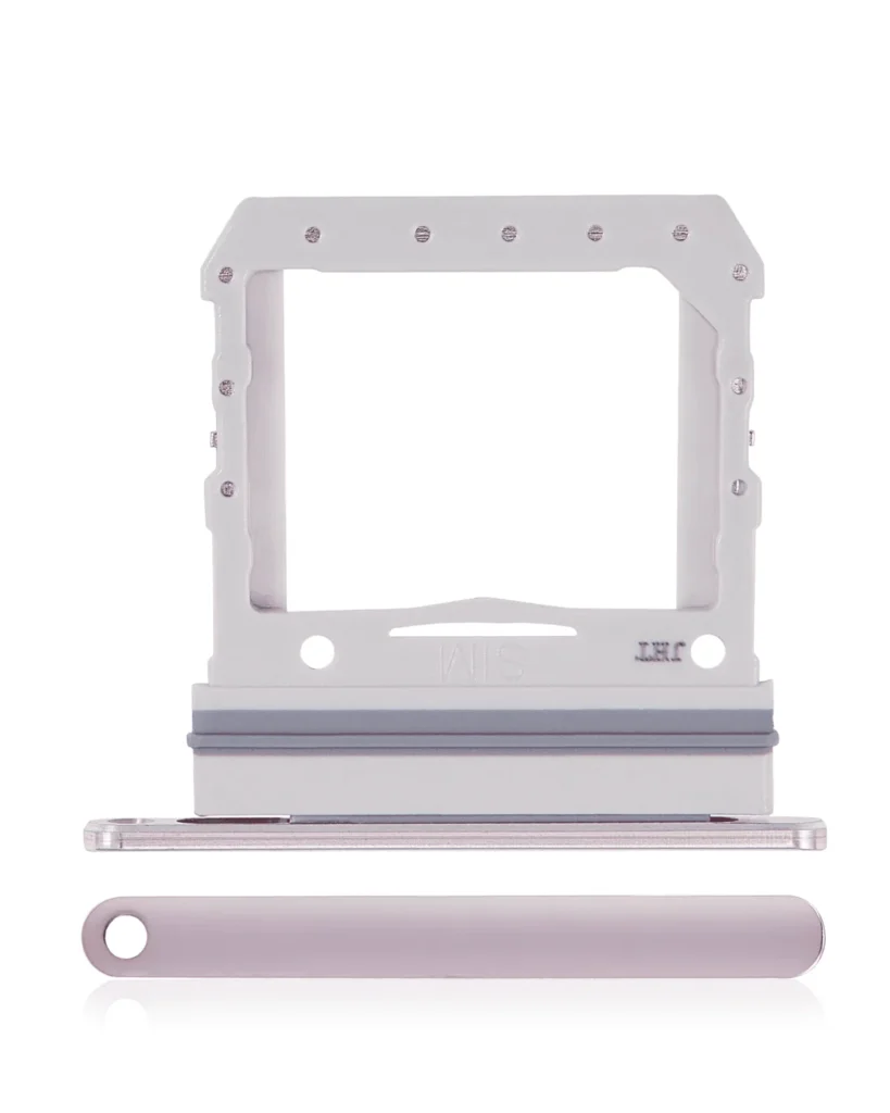 Single Sim Card Tray For Samsung Galaxy Z Flip 4G / Z Flip 5G (Mystic White)