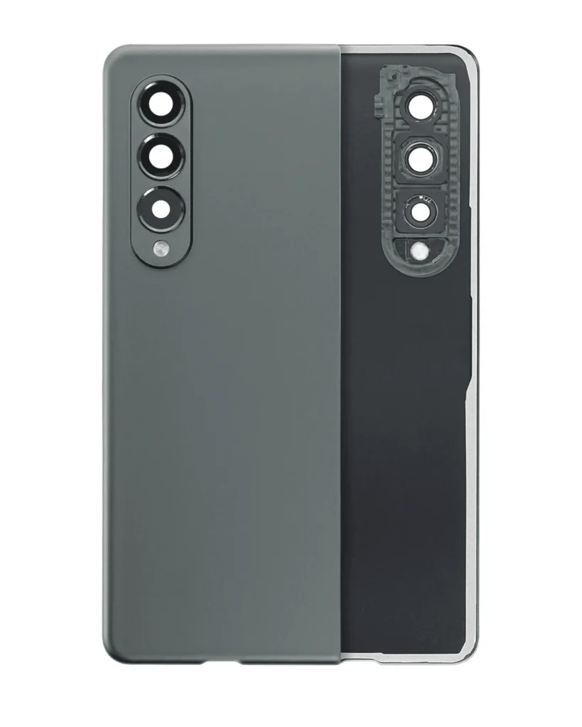 Back Cover Glass With Camera Lens For Samsung Galaxy Z Fold 3 5G (Aftermarket Plus) (Phantom Green)