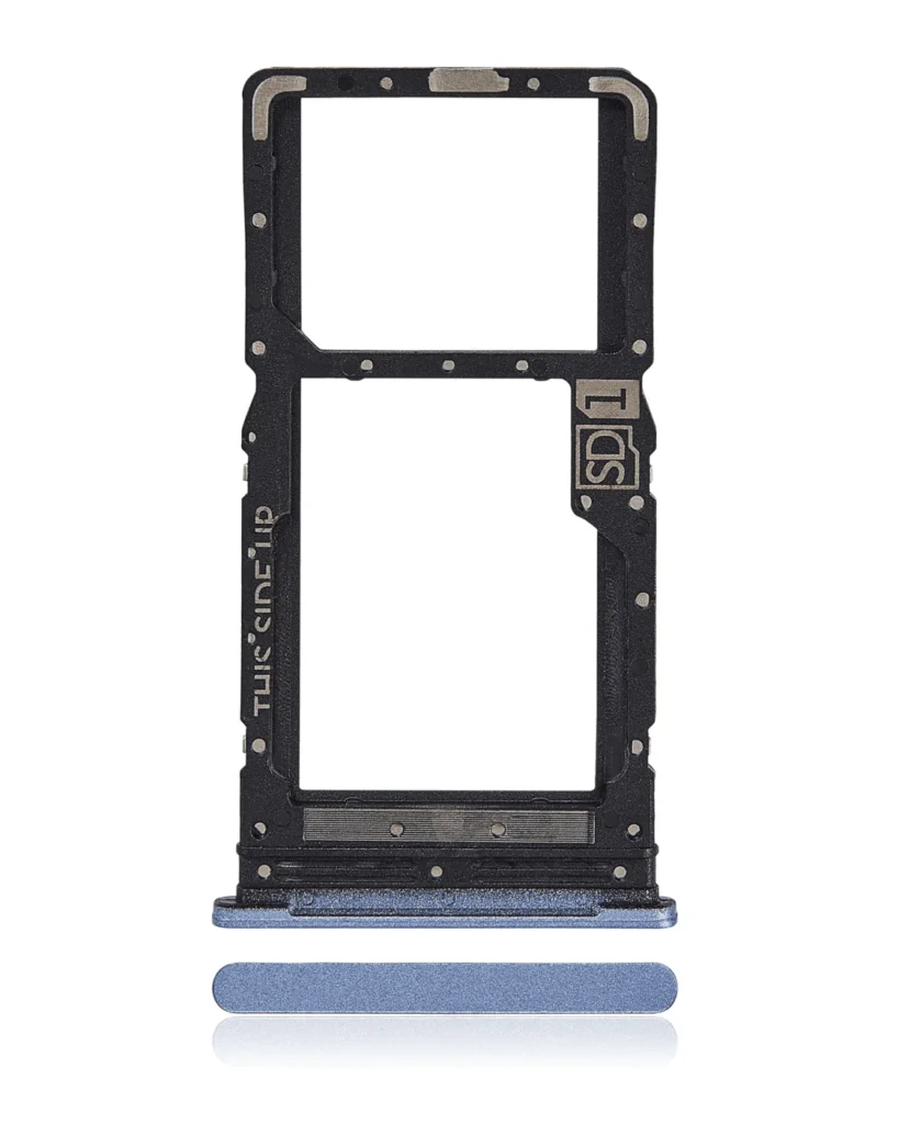 Single Sim Card Tray For Motorola Moto G34 (XT2363 /2023) (Ice Blue)