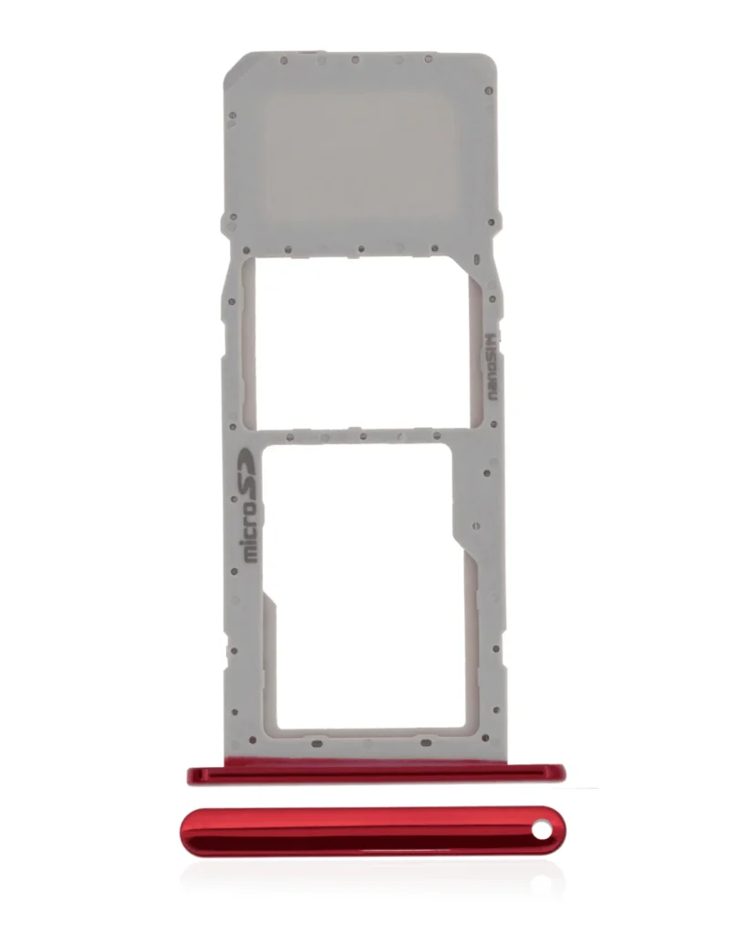 Single Sim Card Tray For LG K22 (2020) (Red)