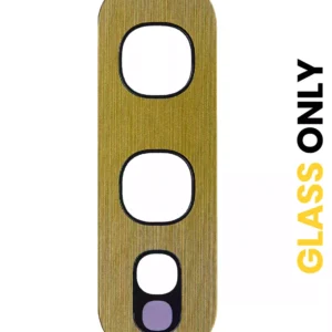 Back Camera Lens (Glass Only) With Adhesive For Samsung Galaxy S10E (Canary Yellow) (10 Pack)
