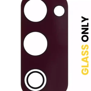 Back Camera Lens (Glass Only) With Adhesive For Samsung Galaxy S20 FE 4G / 5G (Cloud Red) (10 Pack)