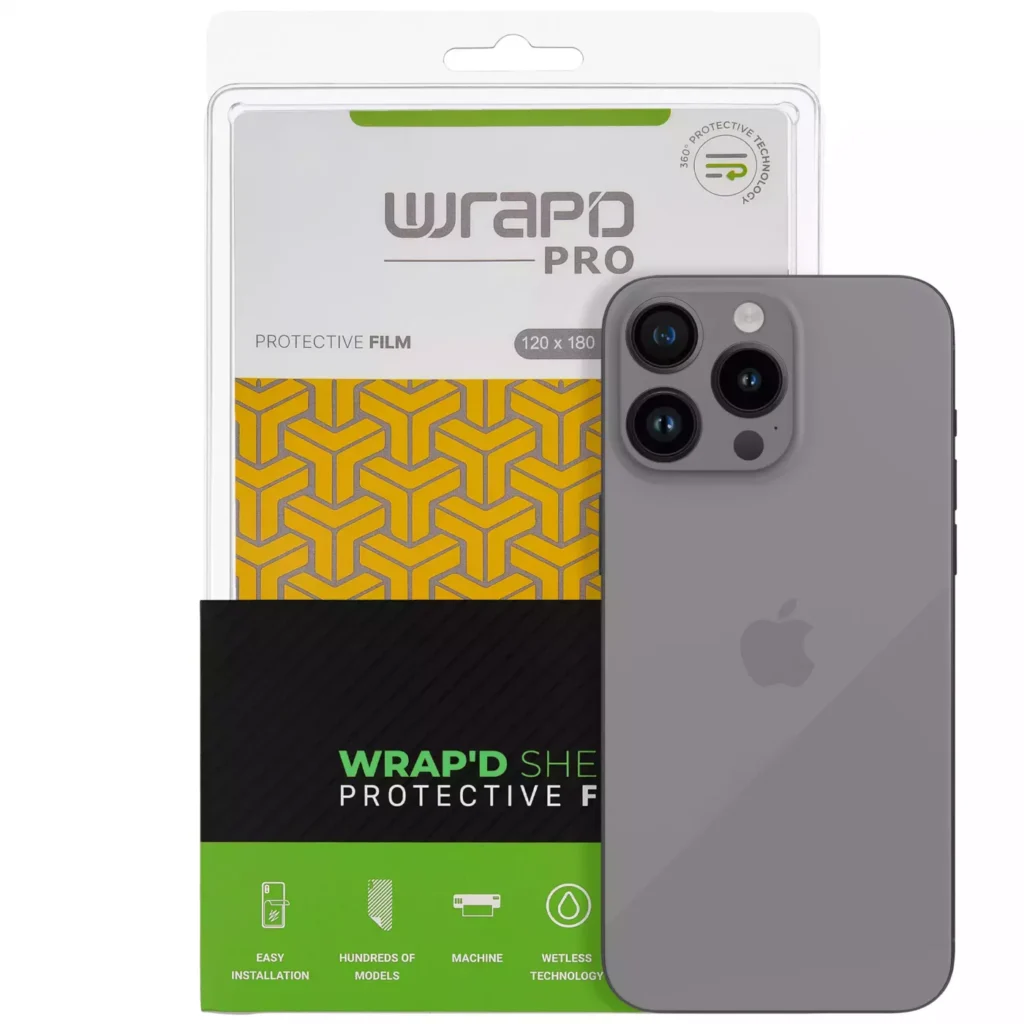 Wrapd Screen Protector Film (10 Pack) (Clear Pro)