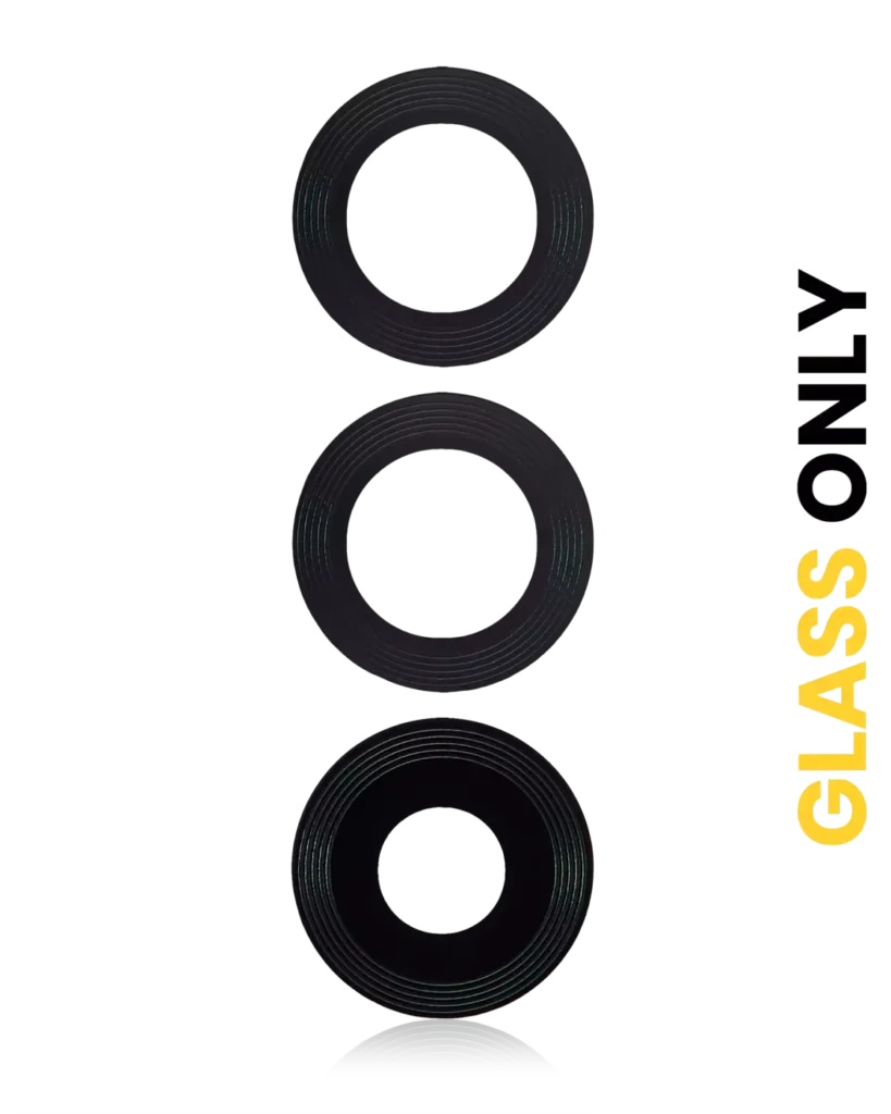 Back Camera Lens (Glass Only) With Adhesive For Motorola Moto G60S (XT2133 / 2021) (3 Piece Set)
