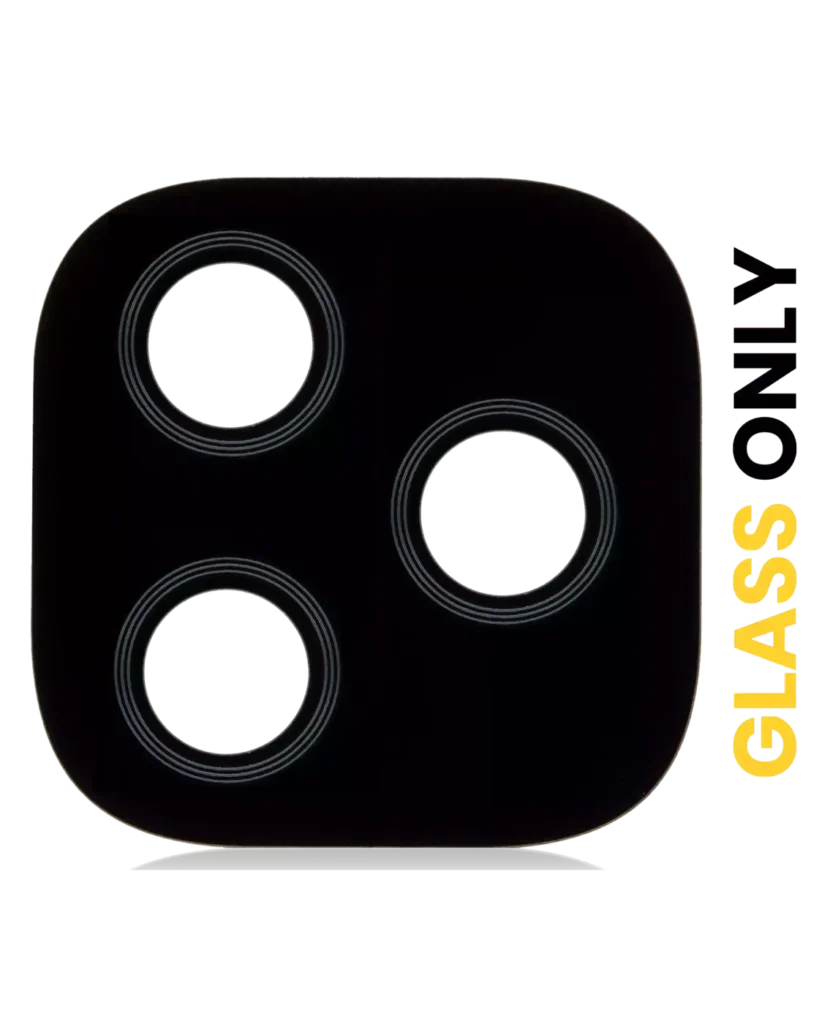 Back Camera Lens (Glass Only) With Adhesive For Motorola Moto E7 Plus (XT2081 / 2020) (Black)