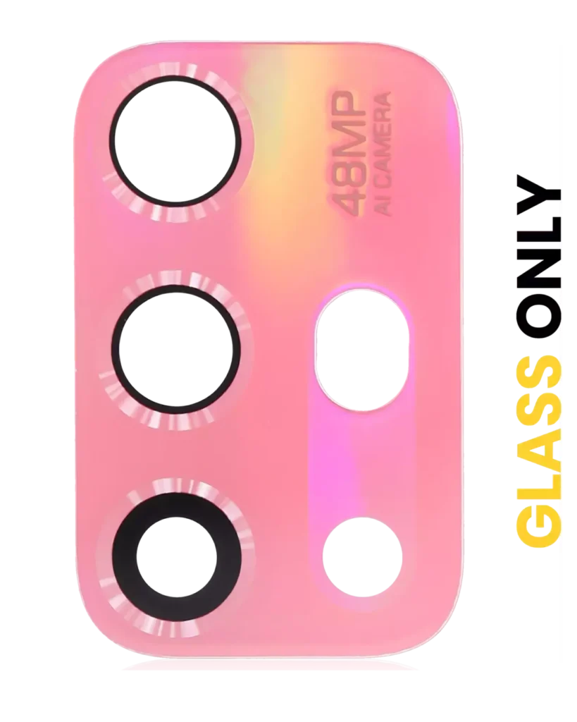 Back Camera Lens (Glass Only) With Adhesive For Motorola Moto G20 (XT2128 / 2021) (Flamingo Pink)