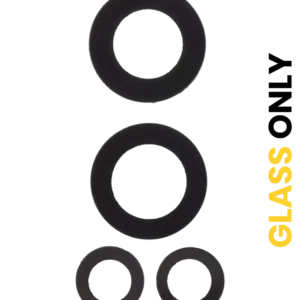 Back Camera Lens (Glass Only) With Adhesive For OnePlus 9R (3 Piece Set)