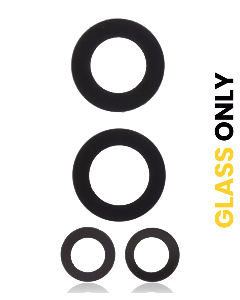 Back Camera Lens (Glass Only) With Adhesive For OnePlus 9R (3 Piece Set)