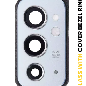 Back Camera Lens With Cover Bezel Ring For OnePlus 9RT 5G (Nano Silver)