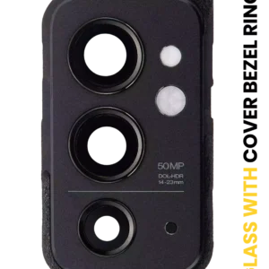Back Camera Lens With Cover Bezel Ring For OnePlus 9RT 5G (Hacker Black)