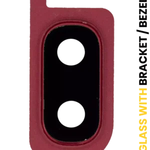 Back Camera Lens With Bracket / Bezel For Samsung Galaxy A20 (A205 / 2019) (Red)