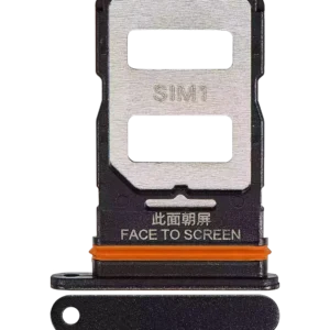 Sim Card Tray Compatible For Xiaomi Redmi Note 12 Pro Speed / Poco X5 Pro 5G (Black)