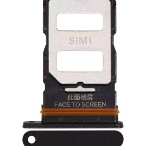 Sim Card Tray For Xiaomi Redmi Note 12 Pro 5G (Black)