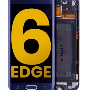 OLED Assembly With Frame For Samsung Galaxy S6 Edge (Refurbished) (Black Sapphire)