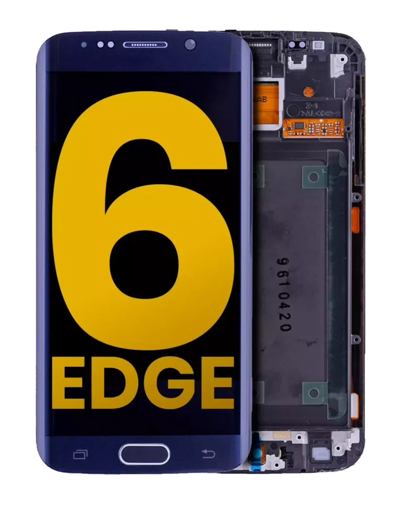 OLED Assembly With Frame For Samsung Galaxy S6 Edge (Refurbished) (Black Sapphire)