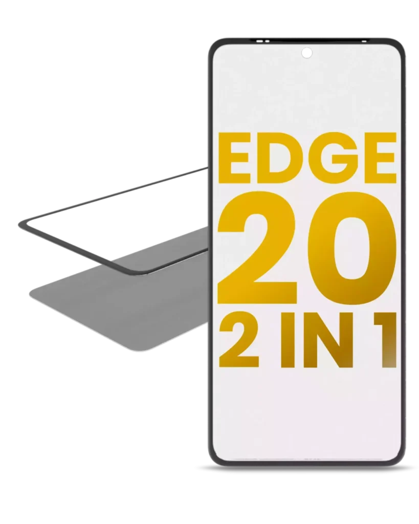 2 in 1 Front Glass With OCA Pre-Installed For Motorola Edge 20 (XT2143 / 2021)