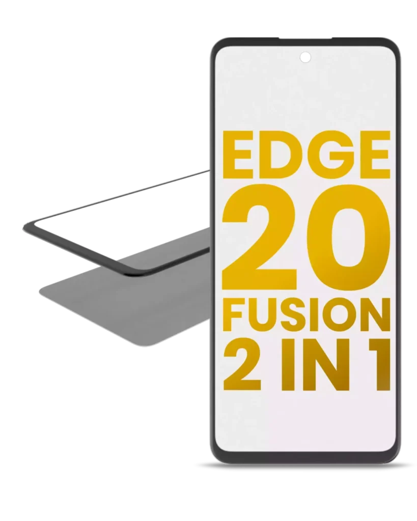 2 in 1 Front Glass With OCA Pre-Installed For Motorola Edge 20 Fusion (XT2139-2 / 2021)