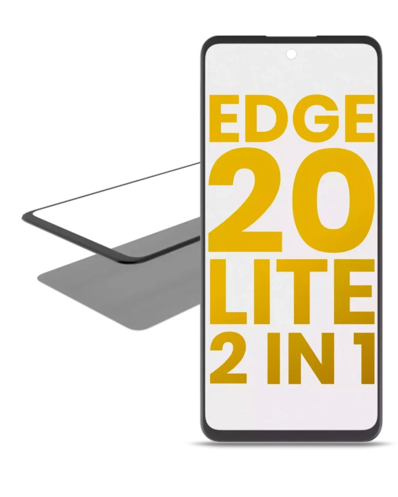 2 in 1 Front Glass With OCA Pre-Installed For Motorola Edge 20 Lite (XT2139-1 / 2021)