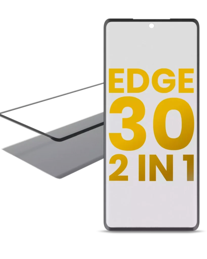 2 in 1 Front Glass With OCA Pre-Installed For Motorola Edge 30 (XT2203 / 2022)