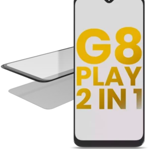 2 in 1 Front Glass With OCA Pre-Installed For Motorola Moto G8 Play (XT2015 / 2019)