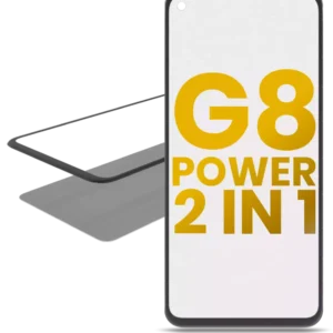 2 in 1 Front Glass With OCA Pre-Installed For Motorola Moto G8 Power (XT2041 / 2020)