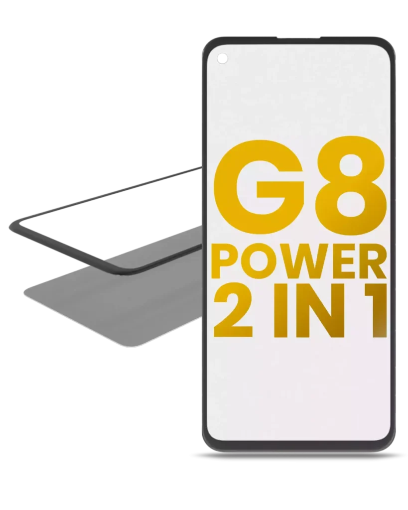 2 in 1 Front Glass With OCA Pre-Installed For Motorola Moto G8 Power (XT2041 / 2020)