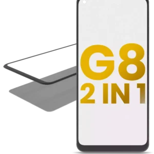 2 in 1 Front Glass With OCA Pre-Installed For Motorola Moto G8 (XT2045-1 / 2020)