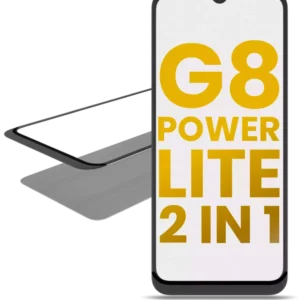 2 in 1 Front Glass With OCA Pre-Installed For Motorola Moto G8 Power Lite (XT2055 / 2020)