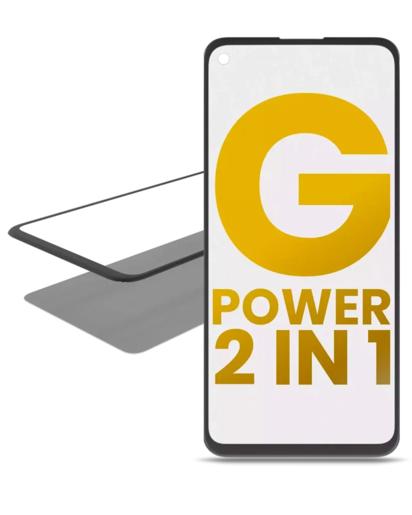 2 in 1 Front Glass With OCA Pre-Installed For Motorola Moto G Power (XT2117 / 2021)