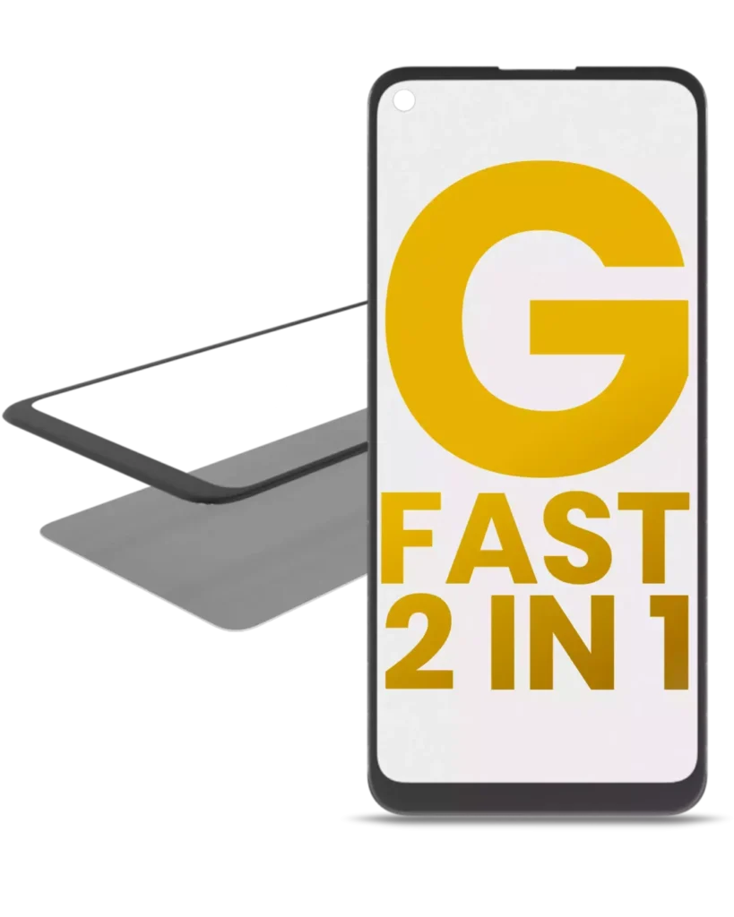 2 in 1 Front Glass With OCA Pre-Installed For Motorola Moto G Fast (XT2045-3 / 2020)
