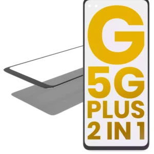 2 in 1 Front Glass With OCA Pre-Installed For Motorola Moto G 5G Plus (XT2075 / 2020)