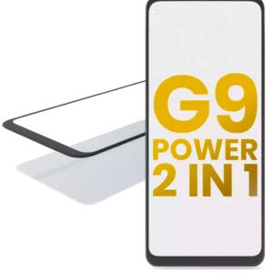 2 in 1 Front Glass With OCA Pre-Installed For Motorola Moto G9 Power (XT2091 / 2020)