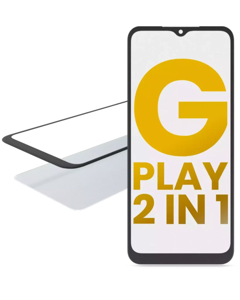 2 in 1 Front Glass With OCA Pre-Installed For Motorola Moto G Play (XT2093 / 2021)