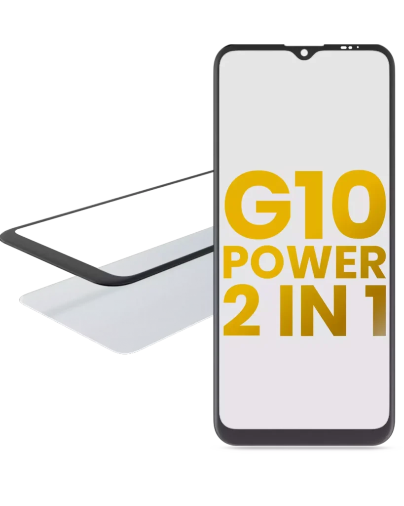 2 in 1 Front Glass With OCA Pre-Installed For Motorola Moto G10 Power (XT2127-4 / 2021)