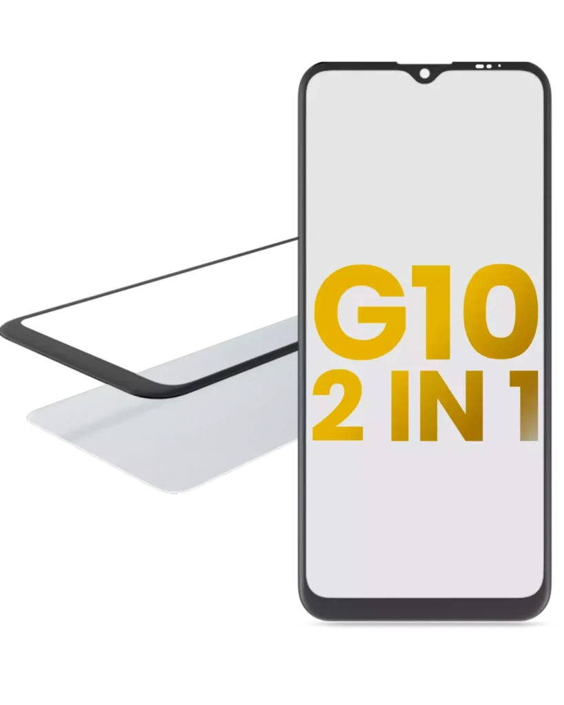 2 in 1 Front Glass With OCA Pre-Installed For Motorola Moto G10 (XT2127-2 / 2021)