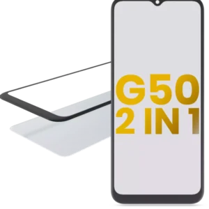 2 in 1 Front Glass With OCA Pre-Installed For Motorola Moto G50 (XT2137 / 2021)