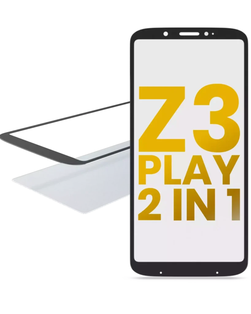 2 in 1 Front Glass With OCA Pre-Installed For Motorola Moto Z3 Play (XT1929 / 2018)