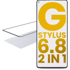 2 in 1 Front Glass With OCA Pre-Installed For Motorola Moto G Stylus 6.8" (XT2115 / 2021)