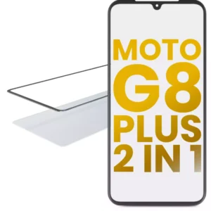 2 in 1 Front Glass With OCA Pre-Installed For Motorola Moto G8 Plus (XT2019 / 2019)
