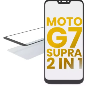 2 in 1 Front Glass With OCA Pre-Installed For Motorola Moto G7 Supra (XT1955-5 / 2019)