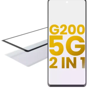 2 in 1 Front Glass With OCA Pre-Installed For Motorola Moto G200 5G (XT2175 / 2022)