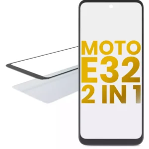 2 in 1 Front Glass With OCA Pre-Installed For Motorola Moto E32 (XT2227 / 2022)