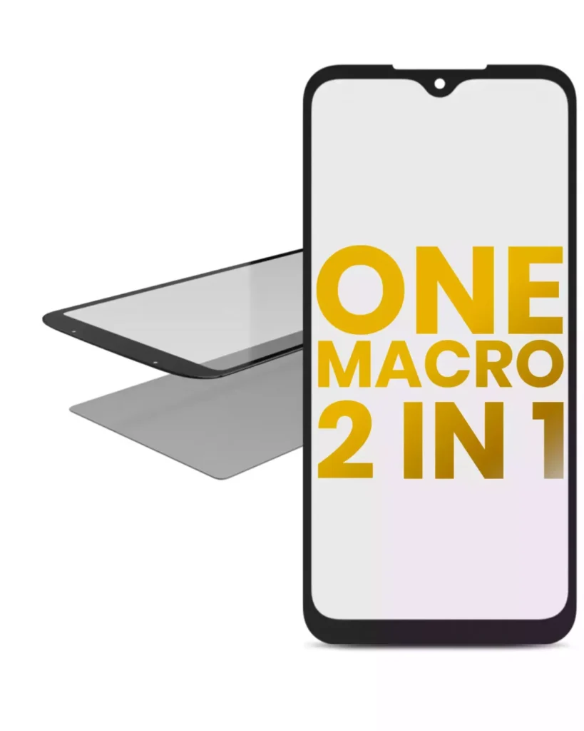 2 in 1 Front Glass With OCA Pre-Installed For Motorola One Macro (XT2016 / 2019)