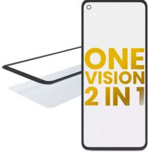 2 in 1 Front Glass With OCA Pre-Installed For Motorola One Vision (XT1970 / 2019)