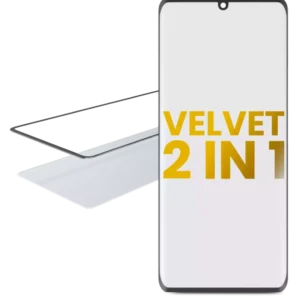 2 in 1 Front Glass With OCA Pre-Installed For LG Velvet